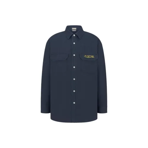 DIOR FW24 Shirt Men's Marine Blue