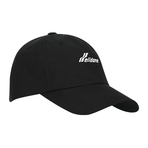 WE11DONE Cotton Baseball Caps Unisex Black-1
