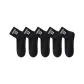[5 Pack/Mesh Sports]5 Pack Black