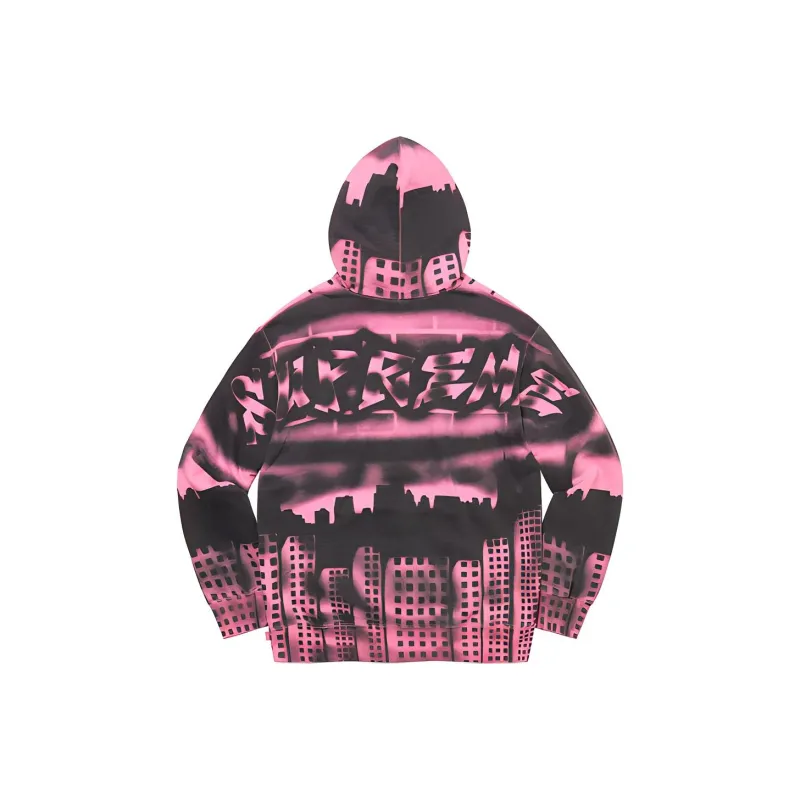 Supreme X New York Yankees Airbrush Hooded Sweatshirt-3