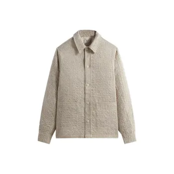 KITH Slub Boucle Boxy Collared Overshirt