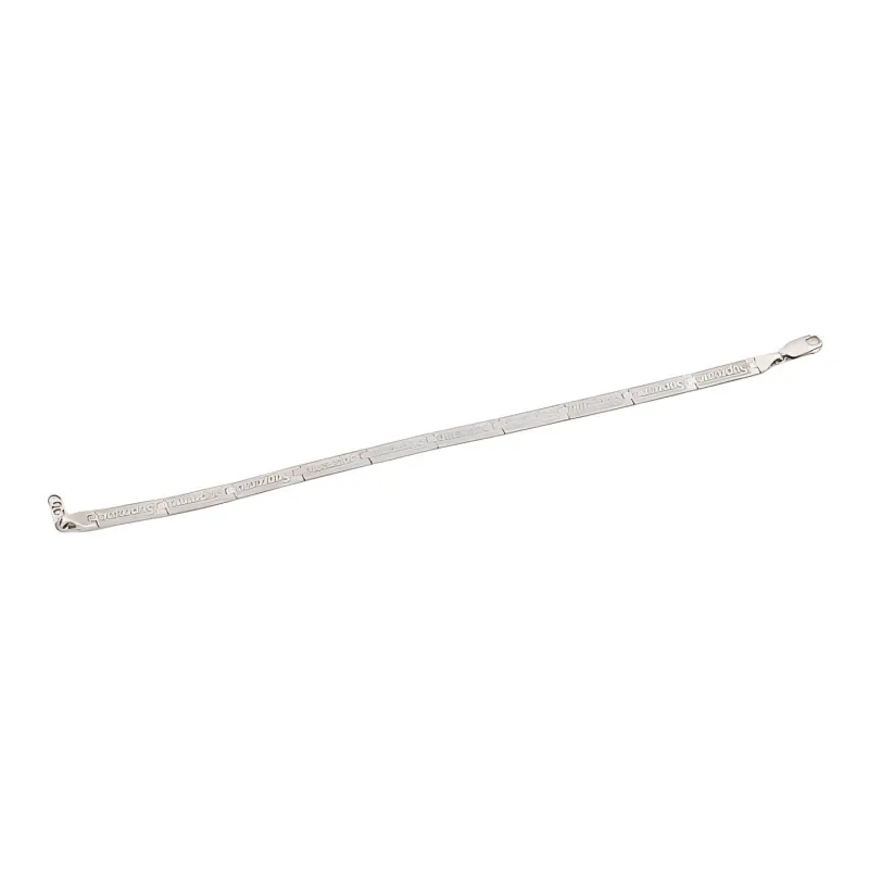 Supreme Sterling Silver Bracelets Unisex Silver-3