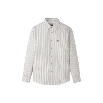 HLA Shirts Men Ecru Stripes 29