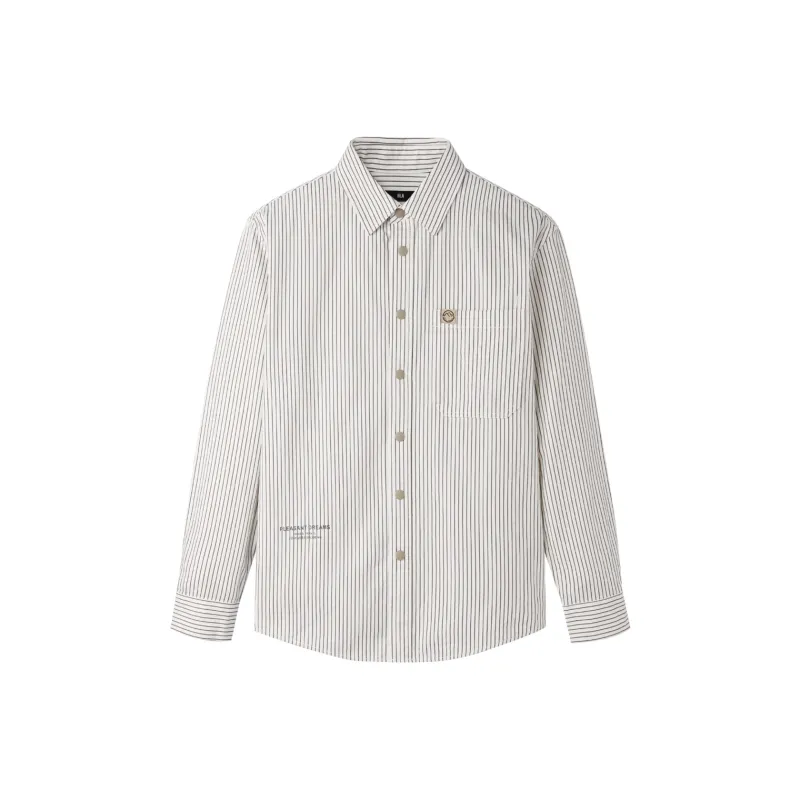 HLA Shirts Men Ecru Stripes 29-0