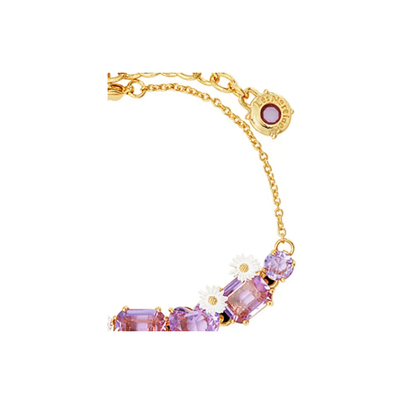 LES NEREIDES Gold Plated Bracelets Women's Purple-2