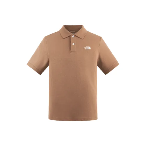 THE NORTH FACE City Outdoor Collection Polo Shirt Unisex Latte Brown