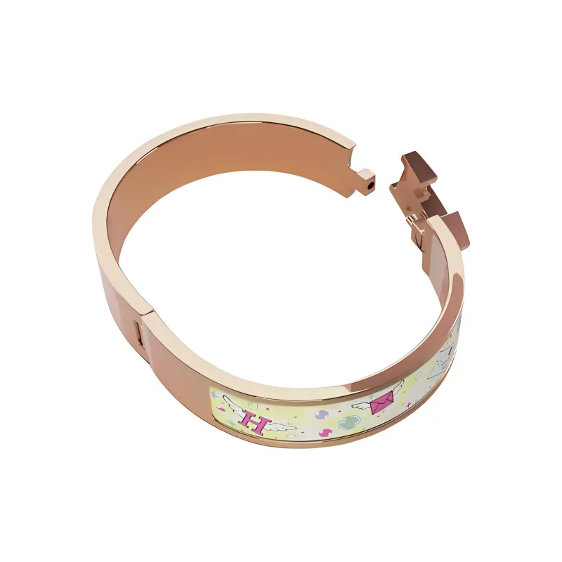 HERMES Clic H Bangles Unisex-1