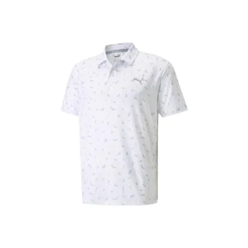 PUMA Cloudspun Feathers Polo Shirt Men's White