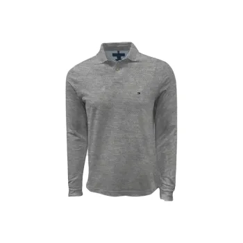 Tommy Hilfiger Polo Shirt Men's Gray