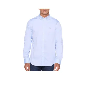 GANT Shirts Men Light Blue