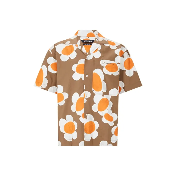 Jacquemus Shirts Men Brown-0
