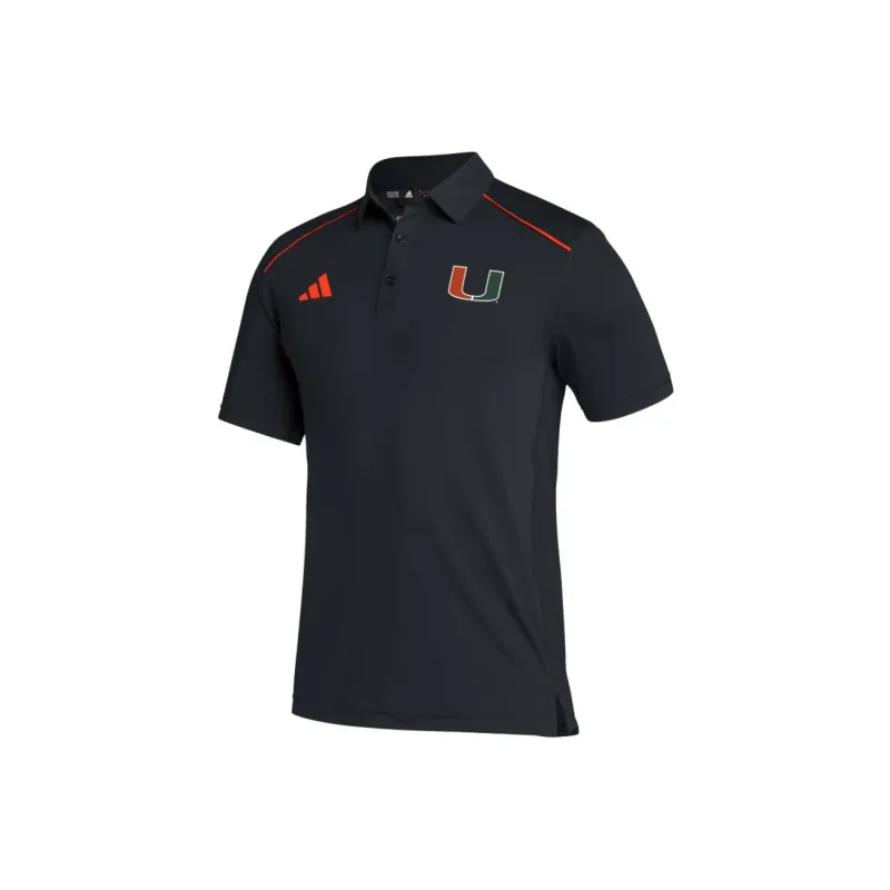 Adidas Miami Classic Polo Shirt Polo Shirt Men's Black-0