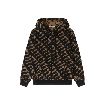 GF Ferré Sweatshirts Unisex Black Floral