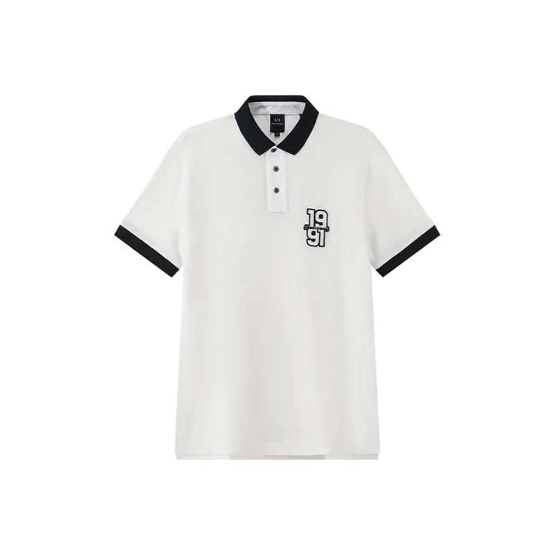 ARMANI EXCHANGEAE Polo Shirt Men's White-0