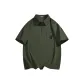 Army Green (Textured Facial Design Chest Logo)