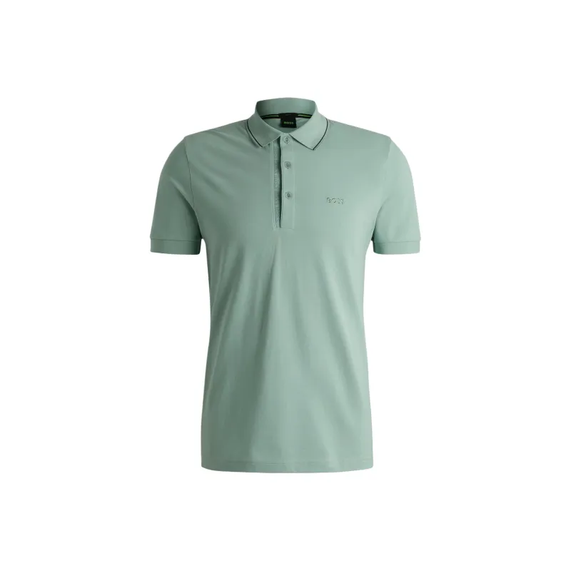 HUGO BOSS Polo Shirt Men's Light Green-0
