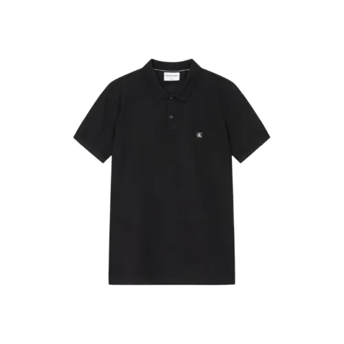 CALVIN KLEIN Polo Shirt Men's Black