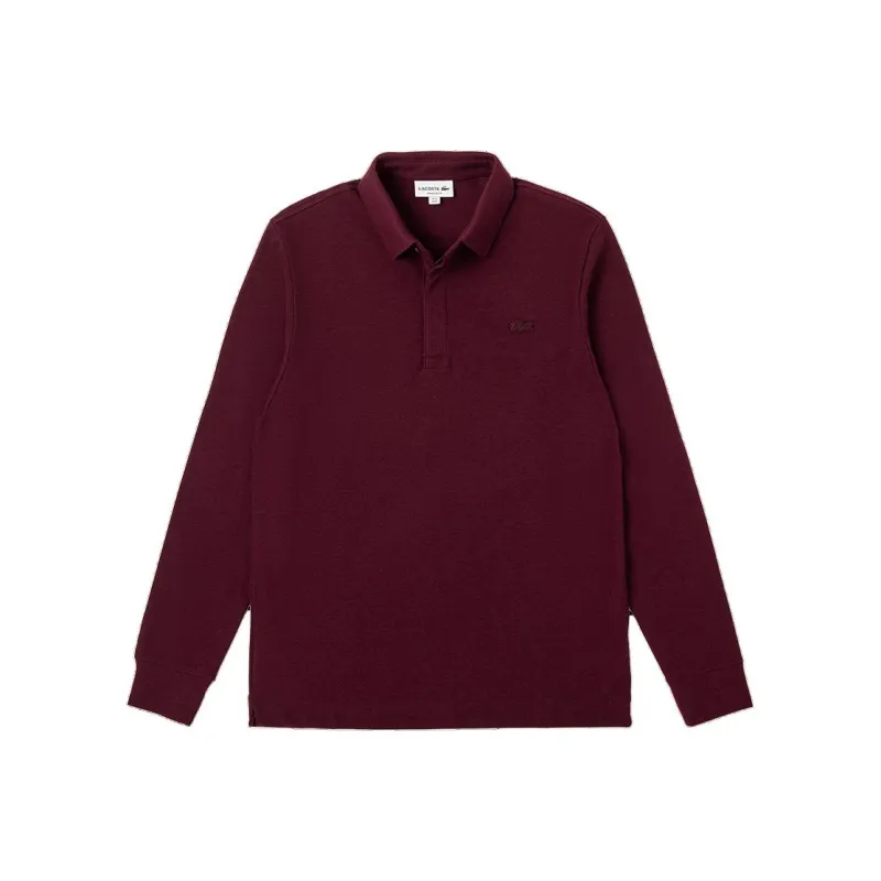 LACOSTE Polo Shirt Men's Dark Red-0