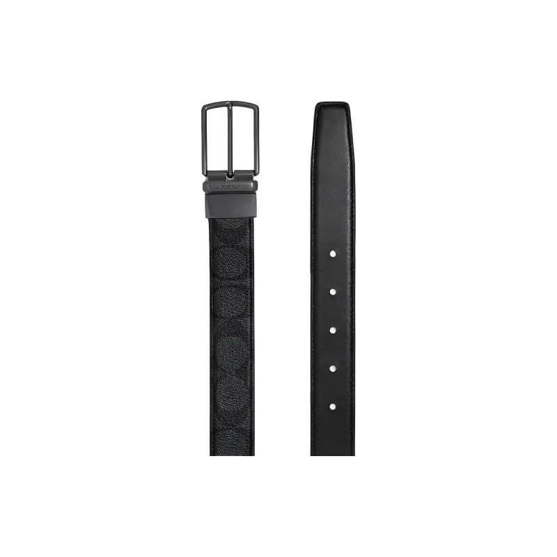 COACH Men's Modern Harness Buckle Cut To Size Reversible Belt-2