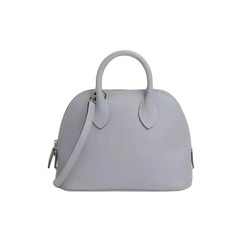 HERMES Bolide Evercolor Leather Bowling Bag Shoulder Bag Crossbody Bag Handbag Mini Women's 8U Bleu Glacier Blue-0