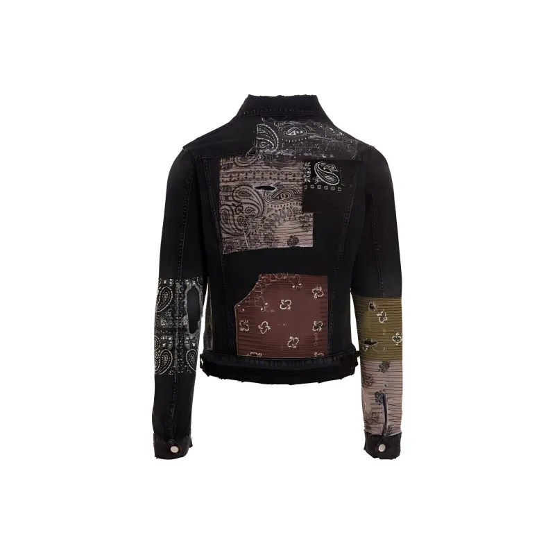 AMIRI Denim Jackets Men Black-1
