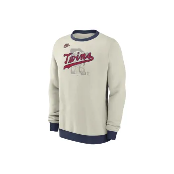 Nike x MLB Minnesota Twins Cooperstown Sweatshirt Men's Cream