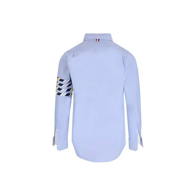 THOM BROWNE 4 Bar Button down Shirt-1