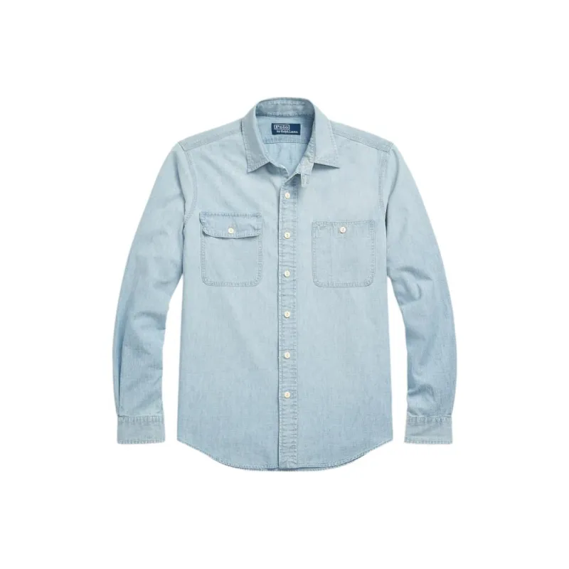 Polo Ralph Lauren SS24 Shirt Men's Light Indigo-0