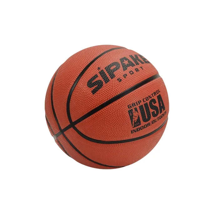 SIPAKESPORT Rubber Basketball Red Brown Size 3/4 Size/5 Size Match Kids'-2