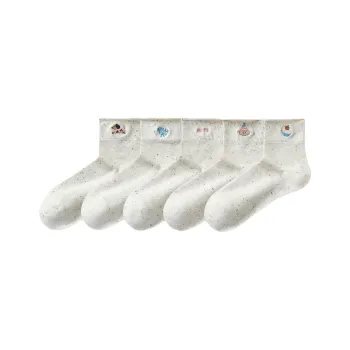 Temooues Mid Calf Socks Women's Combo Set