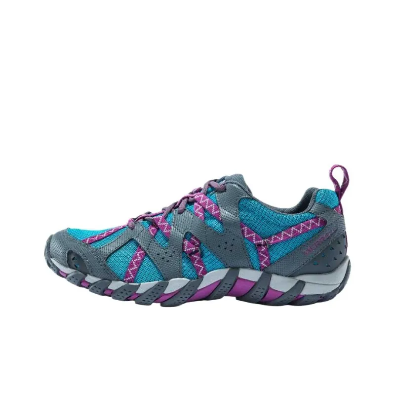MERRELL Maipo Slip Resistant And Breathable Low Top Outdoor Shoes Women's Blue Purple-0