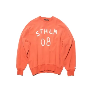 Acne Studios FW23 Sweatshirt Unisex Chili Orange