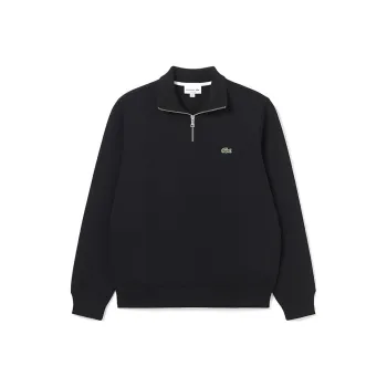 LACOSTE Crocodile embroidered Cotton Sweatshirt