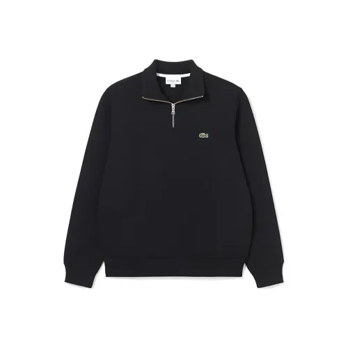 LACOSTE Crocodile embroidered Cotton Sweatshirt