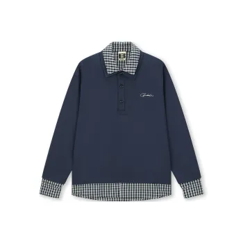 BONELESS Polo Shirt Unisex Navy Blue