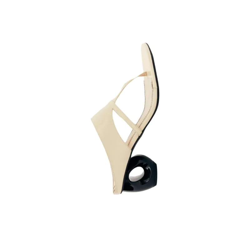 ALOHAS Quiet Flip Flops Women's Ecru-5