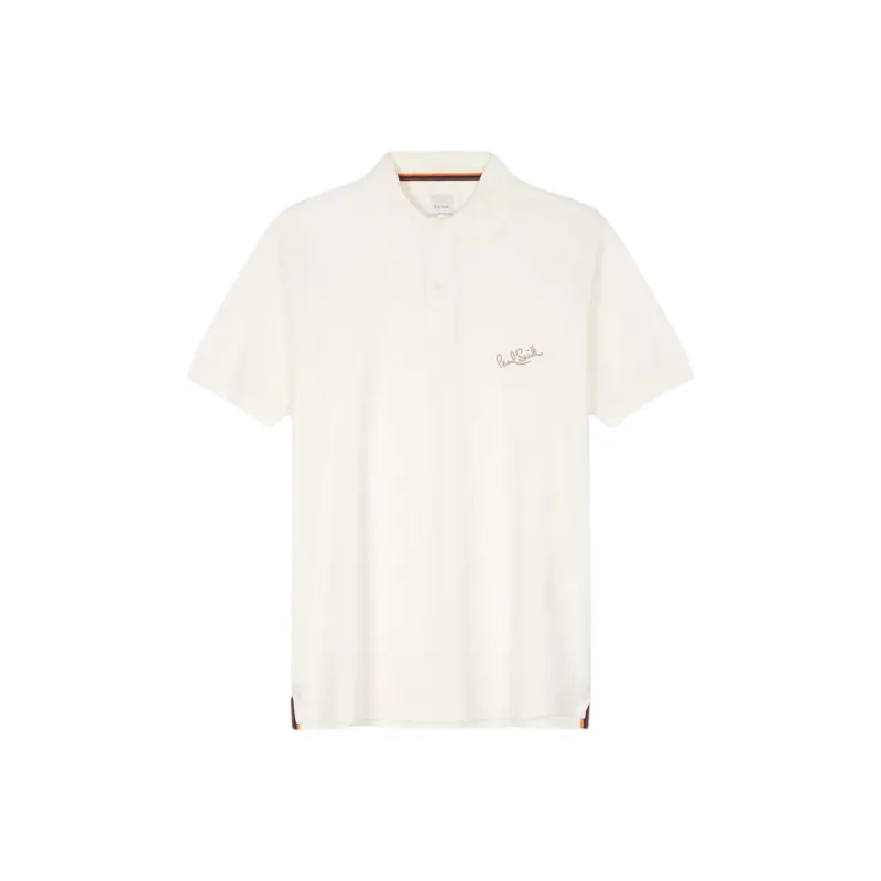 Paul Smith Logo print Polo Shirt-0