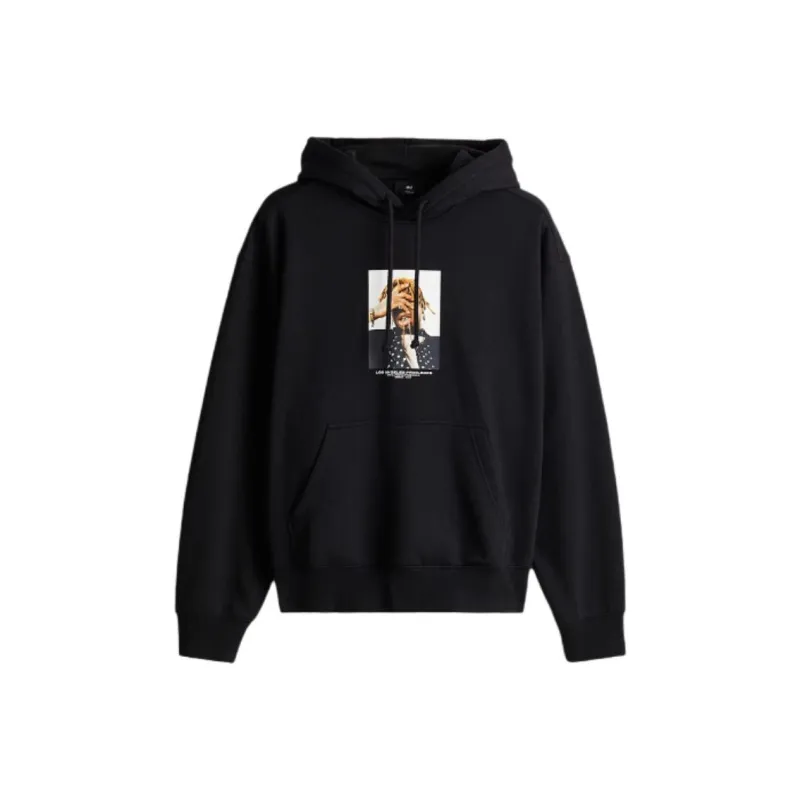 H&M Sweatshirts Men Black-0