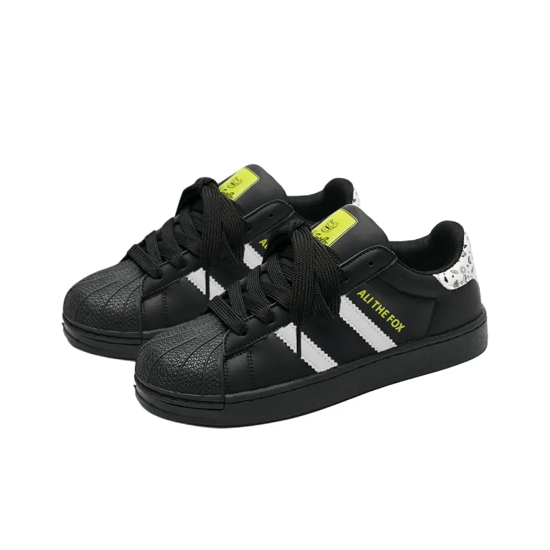 ALI THE FOX Slip Resistant, Abrasion Resistant, Lightweight, Breathable Low Top Skateboard Shoes Unisex-19
