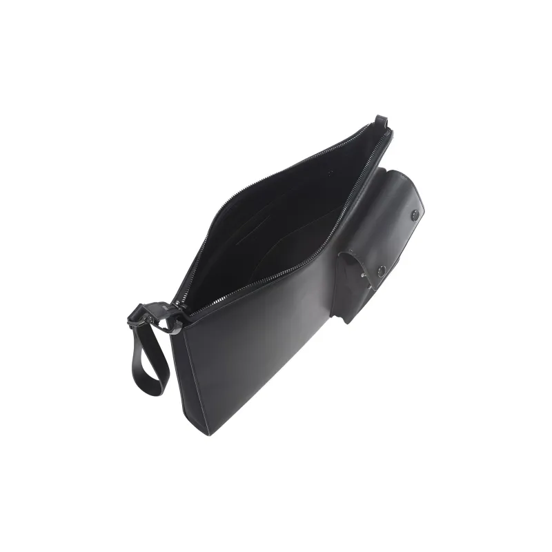 EMPORIO ARMANI Polyamide Wrist Bag Clutch Men's Black-4