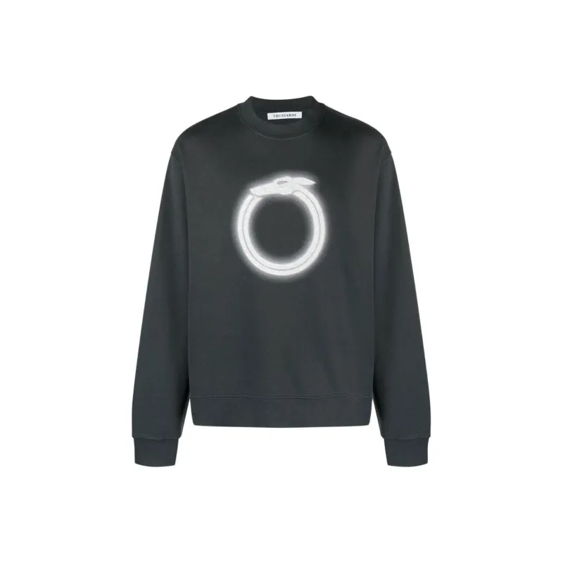 TRUSSARDI Sweatshirt Men's Black-0