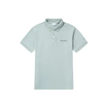 Columbia Polo Shirts Men Light Green