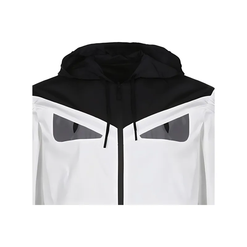 FENDI Jackets Men White & Black-4