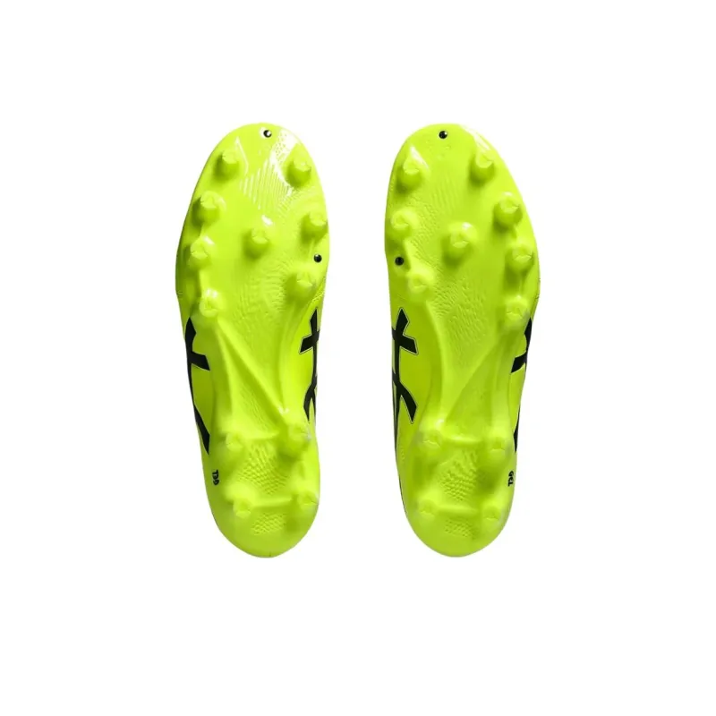 Asics Ds Light Club Anti Slip Wear Resistant Soccer Shoes Unisex Yellow Black-4