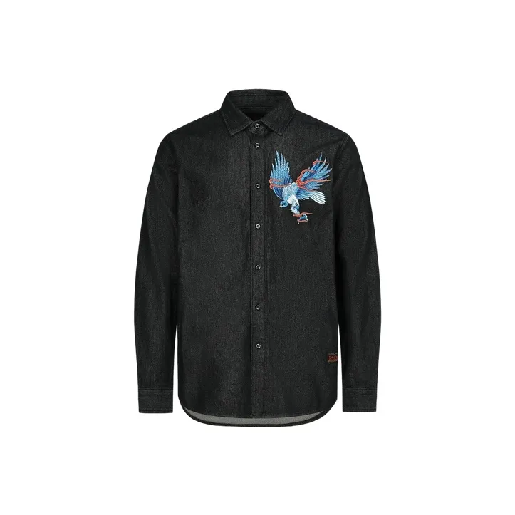 EVISU Shirts Men Black-0