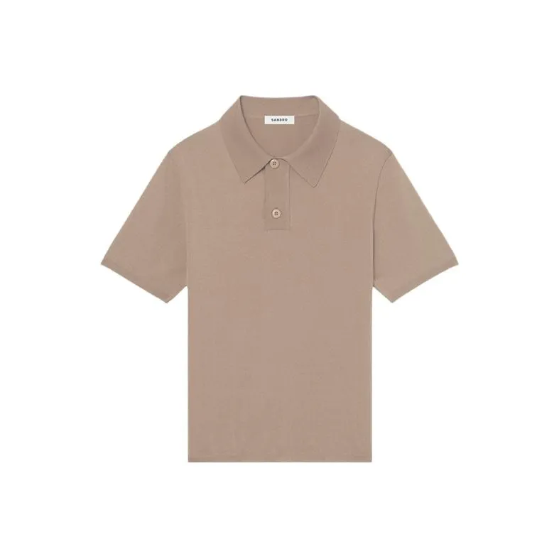 Sandro Polo Shirts Men Camel-0