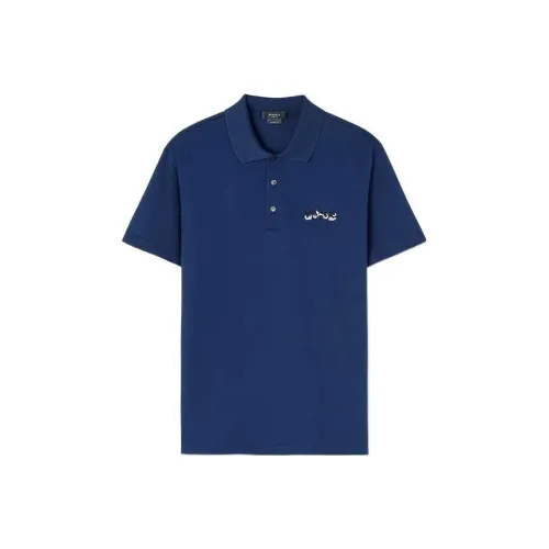 VERSACE FW22 Polo Shirt Men's Blue