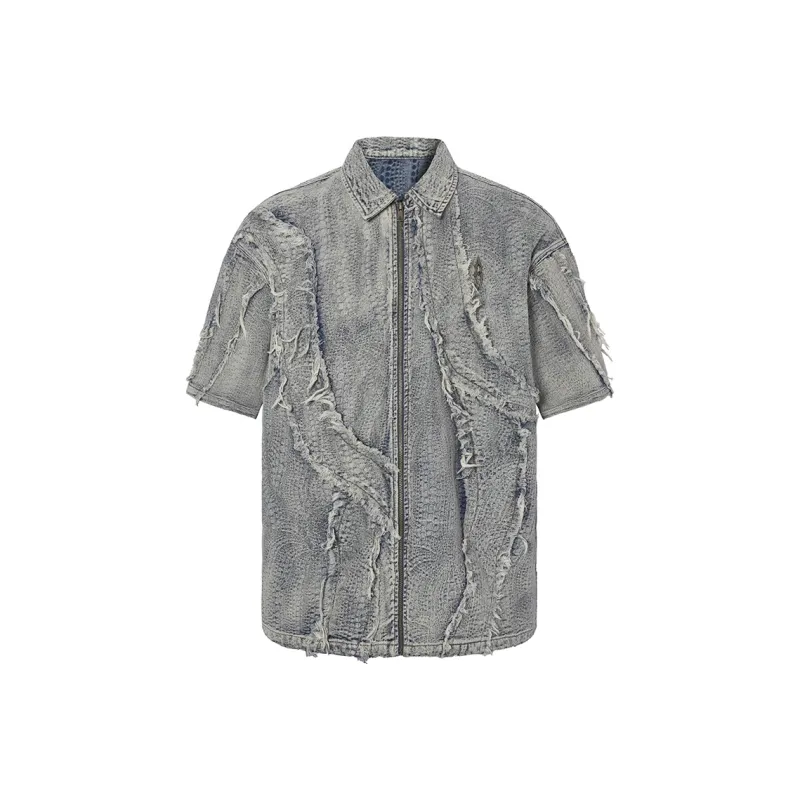 ROCAWEAR SS24 Shirt Unisex Blue-0