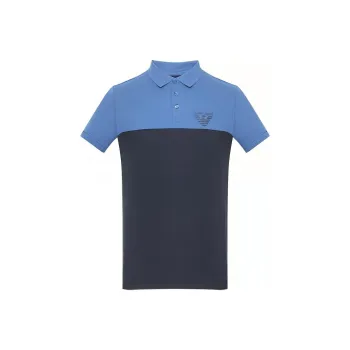 ARMANI JEANS Polo Shirts Men Blue