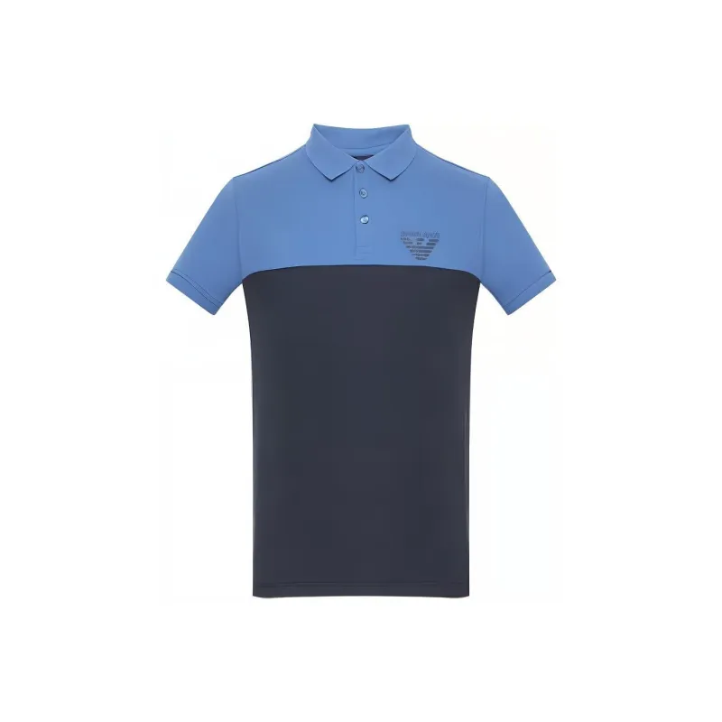 ARMANI JEANS Polo Shirts Men Blue-0